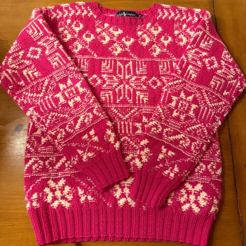 Vintage Ralph Lauren 100% Wool Sweater